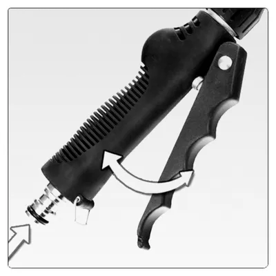 Produktbild von Gießstab aus Zink und Chrom 90 cm Bewässerungsstab Sprühstab