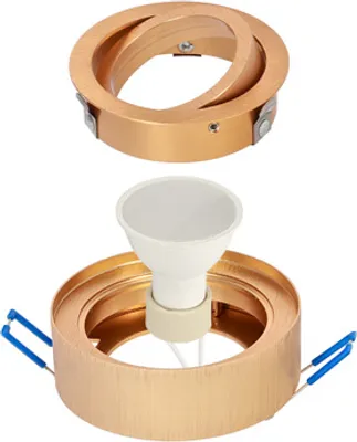 Immagine prodotto di SKAND MINI 1 Oro IP20 plafoniera rotonda EDO777548 EDO