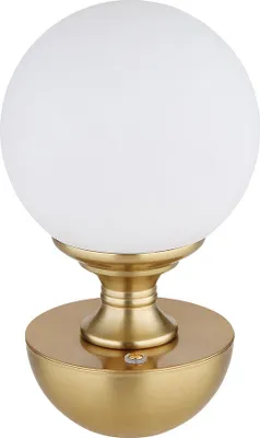 Produktbild von LED Tischleuchte, Touchdimmer, USB Akku, Messing
