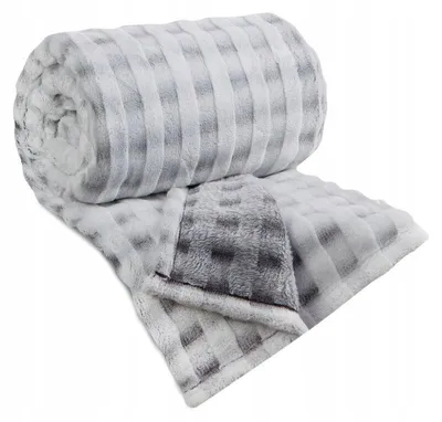 Obrázok produktu pre Eurofirany Hrubý Nadýchaný Pléd v Kockovanom Vzore 70x160 cm
