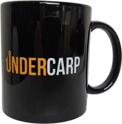 Immagine prodotto di Tazza da pesca nera con logo Undercarp 330 ml