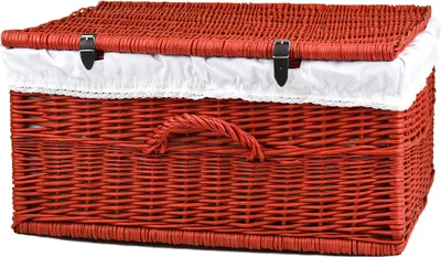 Produktbild von JIPRO® Weidenkoffer rot Putnik V. - B 62 x T 45 x H 33(cm)