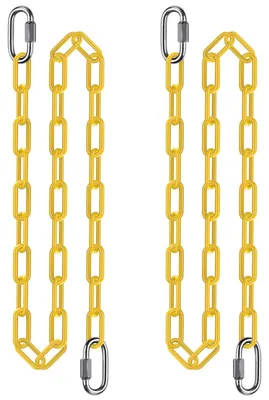 Produktbild von Set aus 2 80 Zoll Hängenden Ketten mit Karabiner für Schaukel