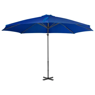 Immagine prodotto di vidaXL Ombrello semaforo con palo in alluminio 300 cm azzurro