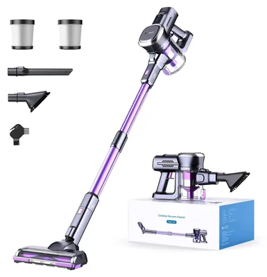 Obrázek produktu pro Akumulátorový vysavač - Bezdrátový - Vysavač - 6 v 1 - Displej LED - HEPA filtr - 25 kPa - 235 W