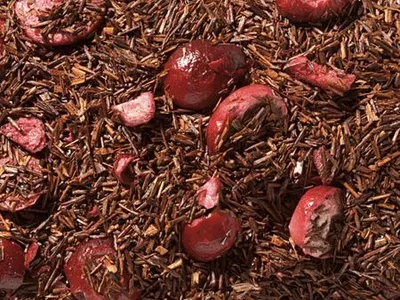 Produktbild von 1 kg Rotbuschteemischung Cranberry-Vanille aromatisiert