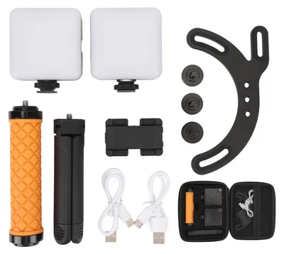 Produktbild von Mini-Aufhelllampe mit einstellbarer Helligkeit, handliches Handy-Kamera-Aufhelllicht für Food-Fotografie