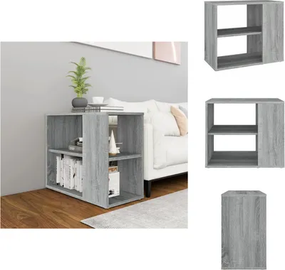 Obrázek produktu pro vidaXL Odkládací stolek šedý Sonoma 60x30x50 cm materiál na bázi dřeva - Odkládací stolky
