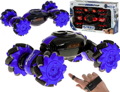 Obrázok produktu pre KIK KX6636_2 Speed Pioneer Kaskadérske auto RC 360 modré
