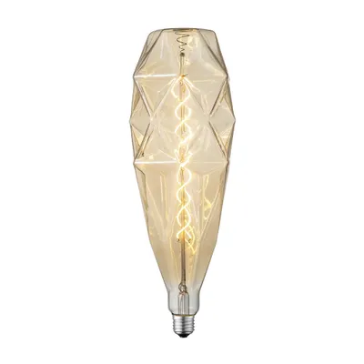Produktbild von LED Spiral Filament Leuchtmittel Vintage 6W = 15W E27 Gold 350lm warmweiß 2700K DIMMBAR