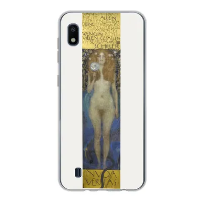 Produktbild von MuchoWow® Handyhülle Schutzhülle Hülle für Samsung Galaxy A10 Nuda veritas - Gustav Klimt Silikon Softcase Handy Hülle - Schutzhülle