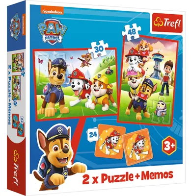 Produktbild von Puzzles - "2in1 + memos" - PAW Patrol