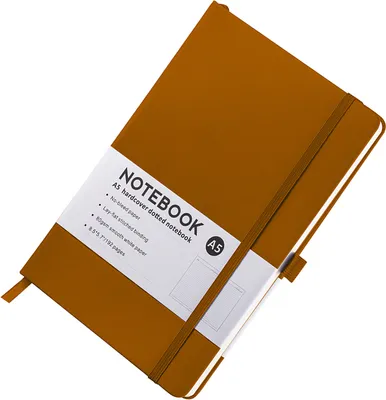 Obrázek produktu pro INF Kroužkový zápisník A5 Hnědý