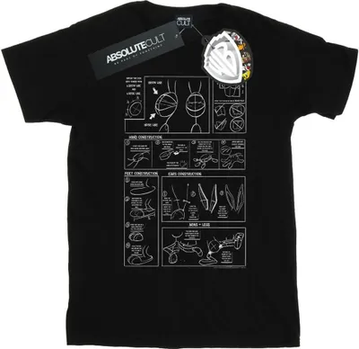 Obrázek produktu pro Looney Tunes - pánské tričko BI35151 (4XL) (černá)