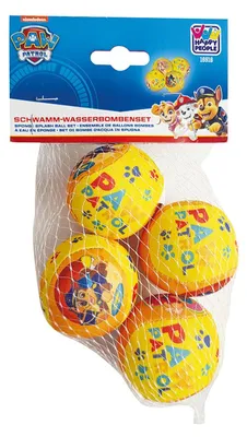 Produktbild von Wasserbomben Paw Patrol Set mit 4 Bällen