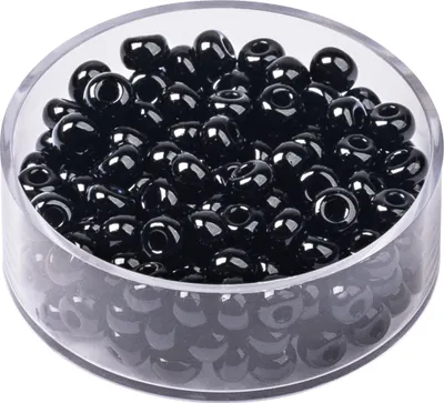 Produktbild von Knorr Prandell Böhmische Rocailles, schwarz, .5mm