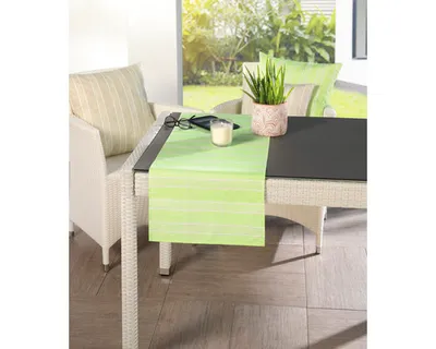 Produktbild von Outdoor Tischläufer Bilbao grün 40x140 cm