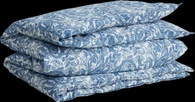 Produktbild von GANT Porcelain Paisley Satin-Bettdeckenbezug einzeln Farbe Lake Blue Größe 155x220