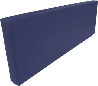 Produktbild von Rueckenlehne - Rueckenkissen für Palettenkissen (120x43x20/15 cm (Atoll) MATRATZEN KISSEN Mit Kunstleder flammhemmend MVSS 302 - UV stabilisiert - SCHAUMSTOFF FÜR EUROPALETTEN Kissen