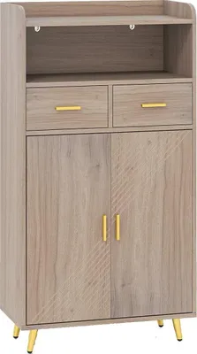 Image de Armoire polyvalente avec étagère réglable et tiroirs