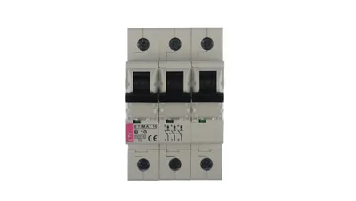 Zdjęcie produktu dla Wyłącznik 3P B 10A 10kA AC ETIMAT10 002125714