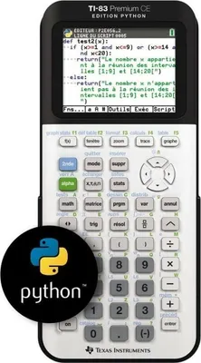 Image de TEXAS INSTRUMENTS TI-83 Premium TEXAS INSTRUMENTS Calculatrice TI-83 Premium CE