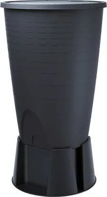 Produktbild von Regentonne anthrazit PERUNO 260 Liter inkl. Sockel und Hahn