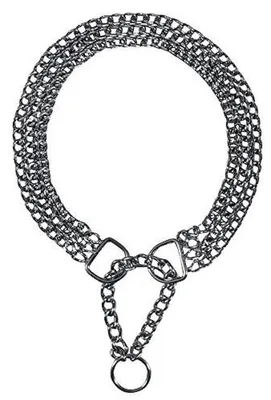 Productafbeelding van Trixie Afleidingshalsband, 2 ringen, met begrenzer, 40 cm / 2,0 mm