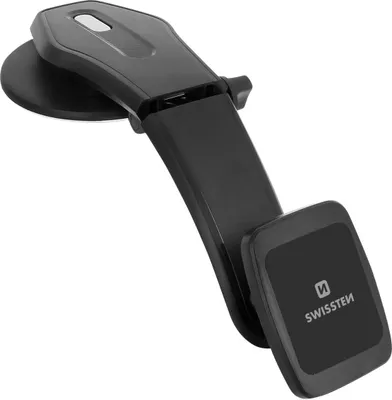 Produktbild von Swissten, Magnet Halter Auto Smartphone Tablet Armaturenbrett, Schwarz