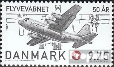 Produktbild von Briefmarken Dänemark 2000 Mi 1259 (kompl.Ausg.) postfrisch 50 Jahre Luftwaffe