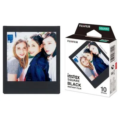 Zdjęcie produktu dla Fujifilm Instax Square BLACK - kolorowy film natychmiastowy - ISO 800 - 10 ekspozycji