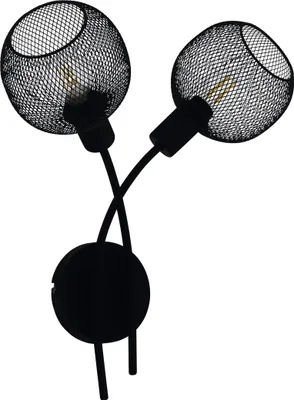 Produktbild von EGLO Wandlampe Wrington 1, Wandleuchte Vintage, Industrial, Retro, Wandleuchte innen aus Stahl, Wohnzimmerlampe, Flurlampe in Schwarz, E14 Fassung
