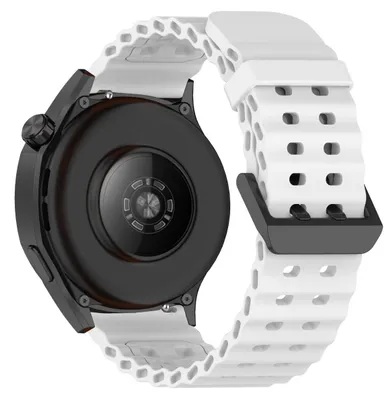Produktbild von INF 22mm Silikonarmband, atmungsaktiv, verstellbar für Sport und Alltag