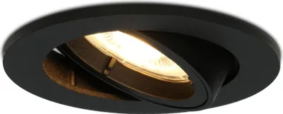 Produktbild von hoftronic LED Einbaustrahler 4W 345lm 2700K Schwarz Schwenkbar Dimmbar