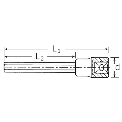 Produktbild von STAHLWILLE 1054/7, Steckschlüssel-Satz, 1/2", Metrisch, 5 Kopf/Köpfe, 7 mm, Chrom