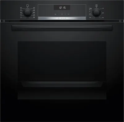 Produktbild von Bosch Serie 6 HBG537EB3, Medium, Elektrischer Ofen, 71 l, 71 l, Lüfterbetrieben, 50 - 275 °C