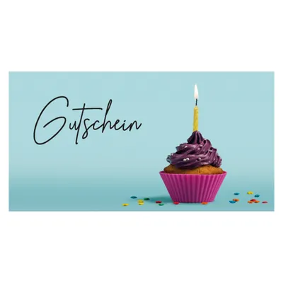 Produktbild von PRICARO Geschenkgutschein "Cupcake", 10 Stück