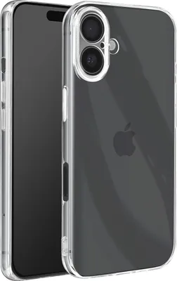 Image de Avizar, Housse de protection pour Apple iPhone 16 Silicone Ultra-mince, Transparent