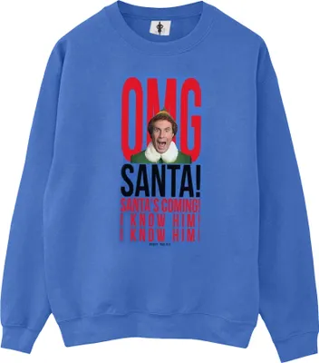 Produktbild von Elf - "OMG I Know Him" Sweatshirt für Damen BI16536 (XL) (Königsblau)