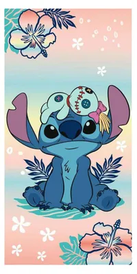 Produktbild von Stitch en Scrump Strandlaken - 70x140 cm