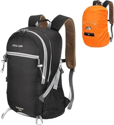 Productafbeelding van Hiking Backpack 20L / 30L met Regenhoes voor Hiken, Trekking, Kamperen, Fietsen, Sport en School