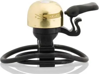 Produktbild von Xlc Mini Messing Dd-m10 Fahrradklingel Schwarz,Golden 23 mm Schwarz,Golden 23 mm