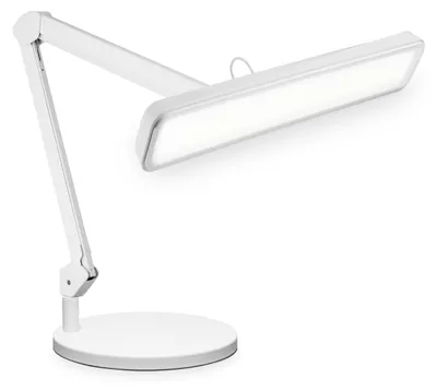 LED-Werklamp 2500 Lumen 30W 162 SMD-LEDs kaltweiß dimmbar mit Klemme
