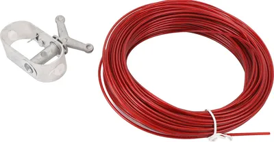 Obrázek produktu pro Sada kabelů a navijáku 100FT pozinkovaného drátu Heavy Duty Spring Loaded Ratchet pro nadzemní bazén Winter