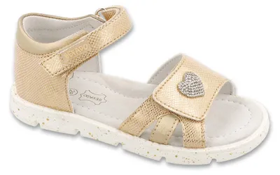 Produktbild von Befado Sandalen 170x122 Gold mit Herz