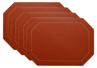Immagine prodotto di Omgoods - Set di 4 sottopiatti resistenti al calore - Neri