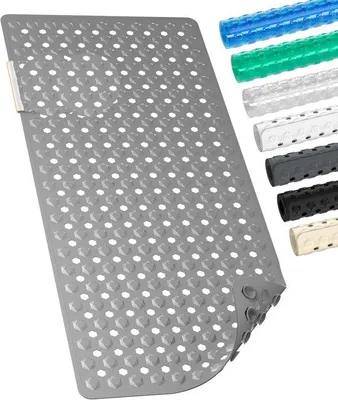 Produktbild von Famanu Badmatte 89 x 40 cm, rutschfest und schimmelresistent, weich und maschinenwaschbar
