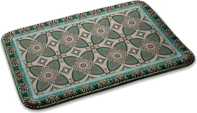 Produktbild von Teppich Teppich Wohnzimmer Schlafzimmer Modern - 90 cm x 60 cm - Geometrisches Muster