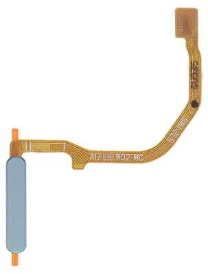 Produktbild von Samsung, Fingerprint Sensor digital Galaxy A17 4G mit Flexkabel, Hellblau