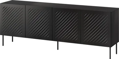 Produktbild von Furniture24 Kommode Siena 200 X 75 X 40 Cm 4 Türiger Wohnzimmerschrank Sideboard Kaschmir